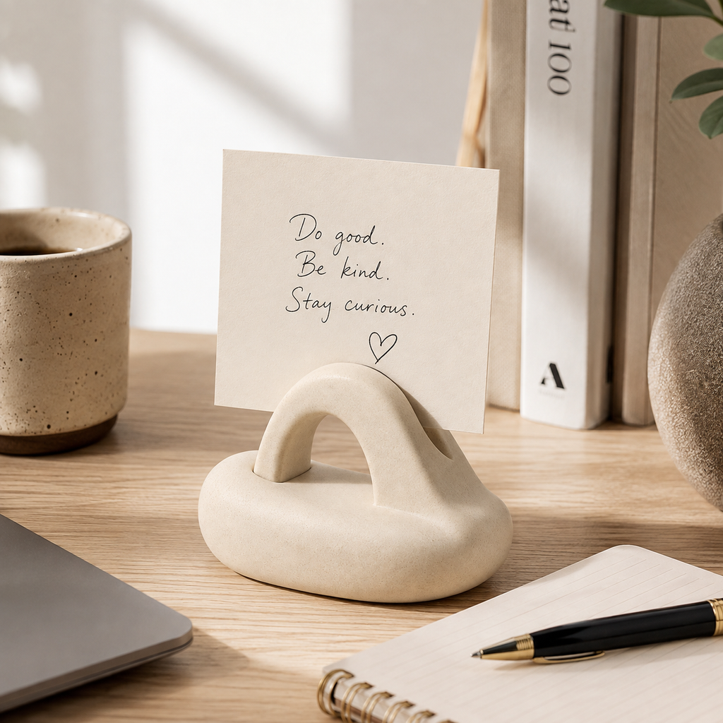HasnFxz™ Pebble Arc Photo Holder