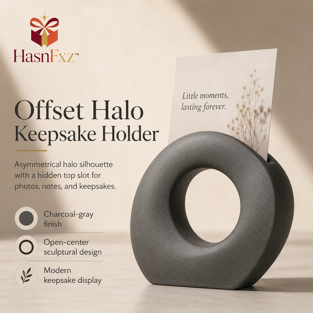 HasnFxz™ Offset Halo Keepsake Holder