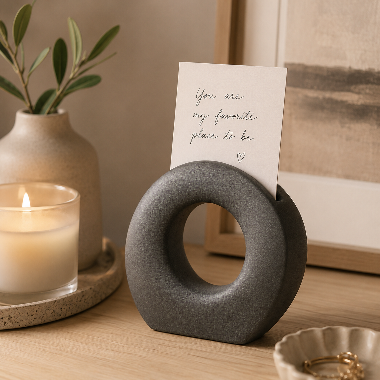 HasnFxz™ Offset Halo Keepsake Holder
