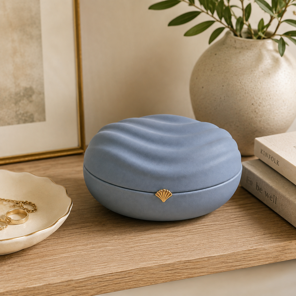 HasnFxz™ Ripple Shell Keepsake Box