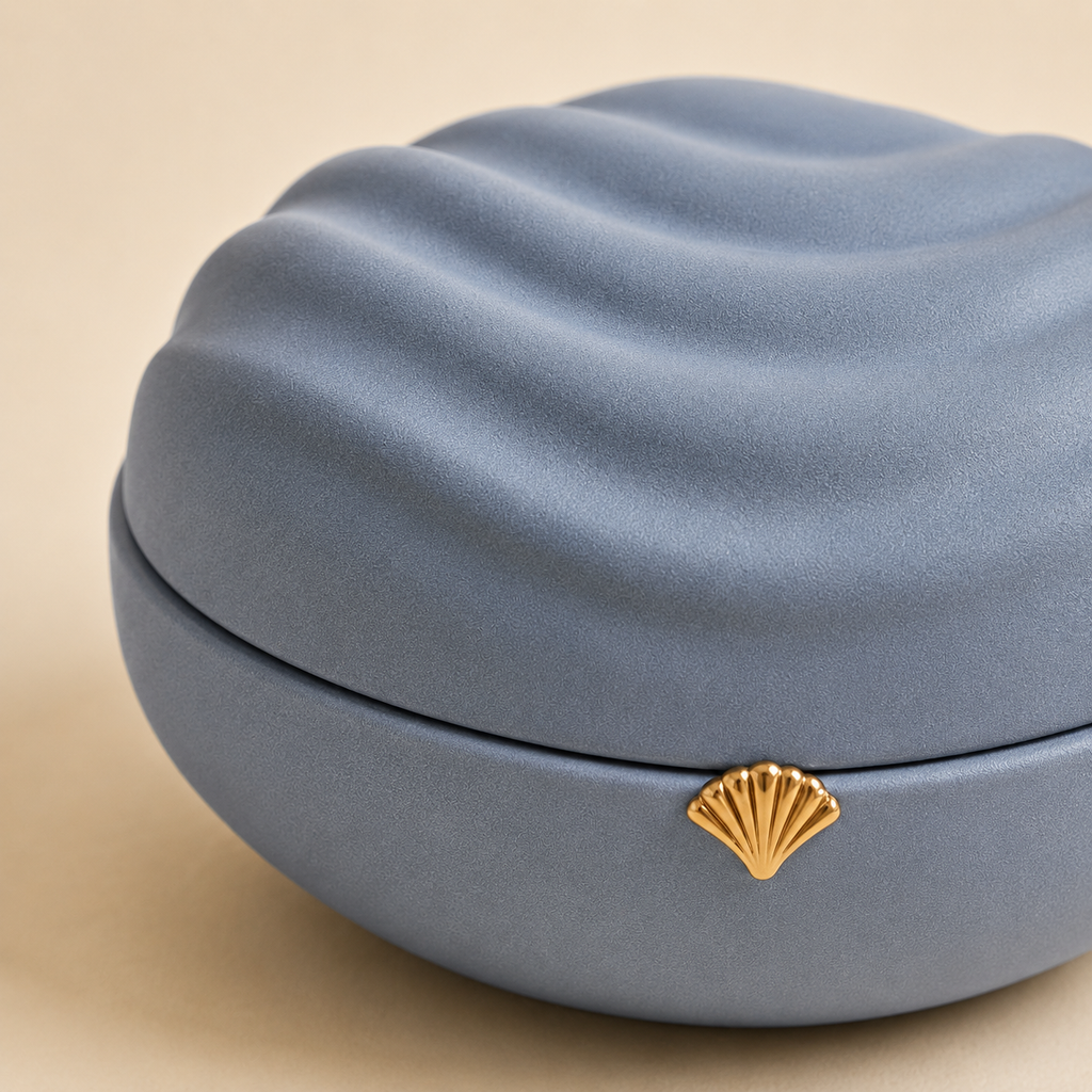 HasnFxz™ Ripple Shell Keepsake Box