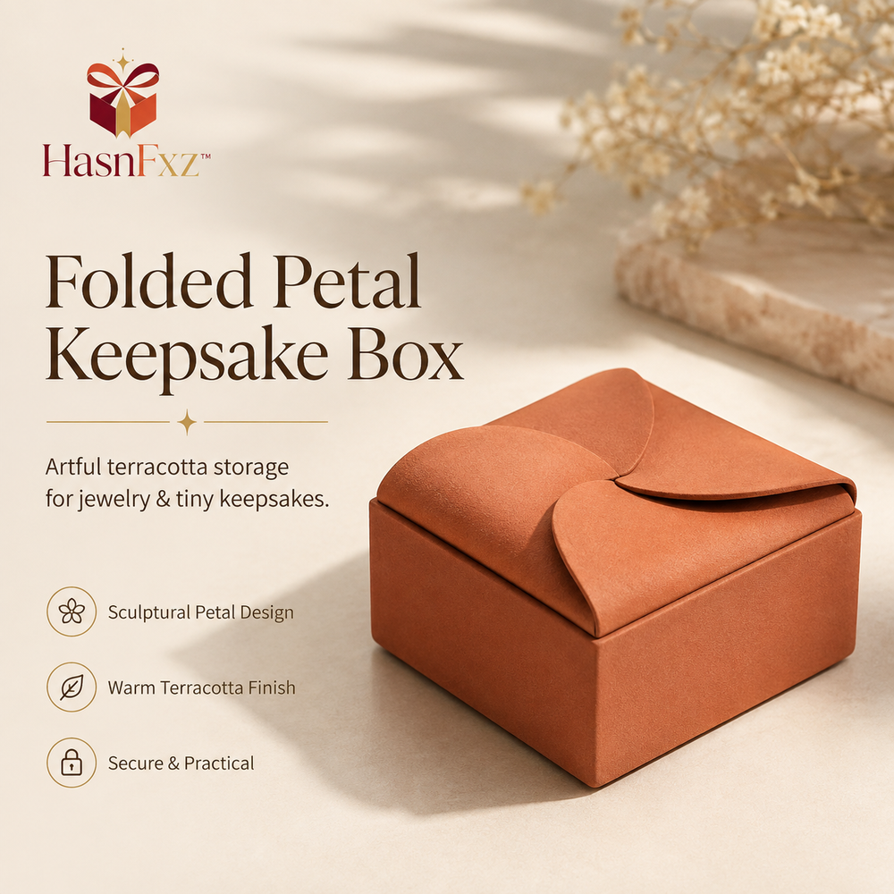 HasnFxz™ Folded Petal Keepsake Box