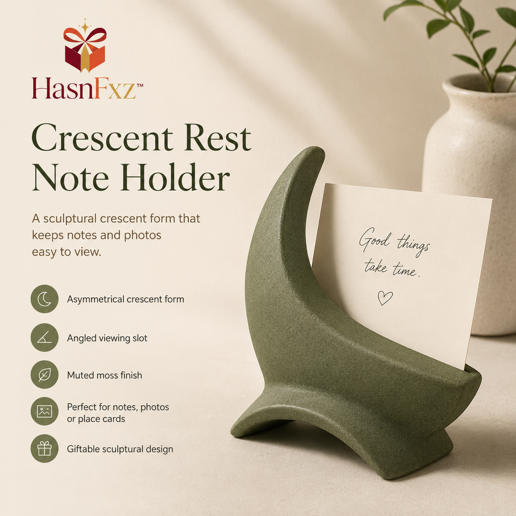 HasnFxz™ Crescent Rest Note Holder
